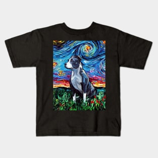 Pitbull Night Kids T-Shirt